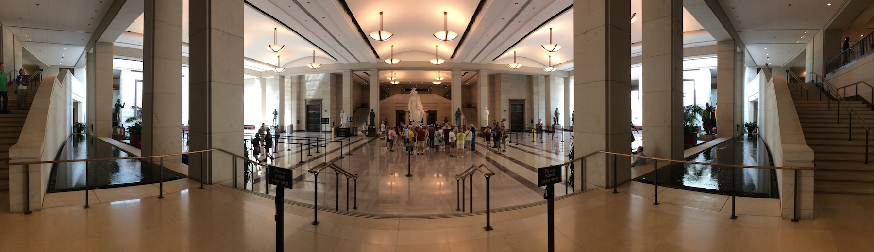 L'intérieur du Visitor Center du Capitole à Washington