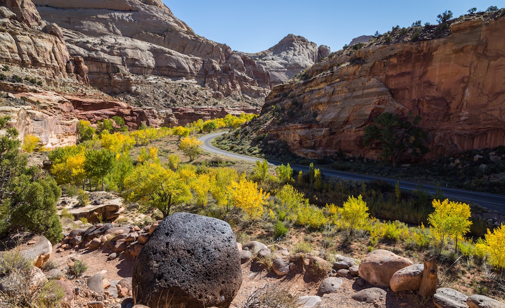 Les multiples couleurs de Capitol Reef