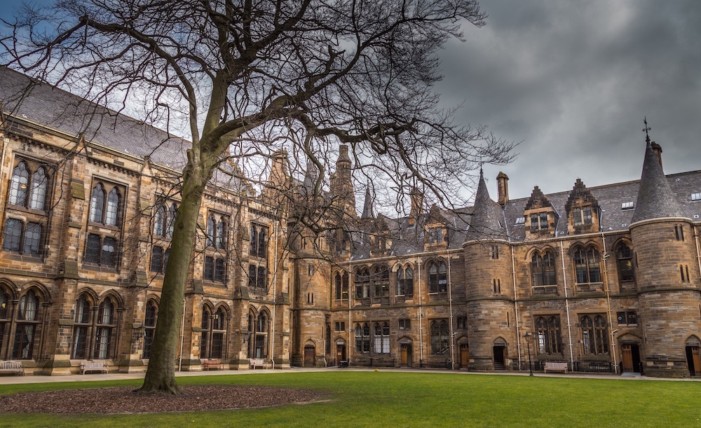 L'arrivée à Glasgow
