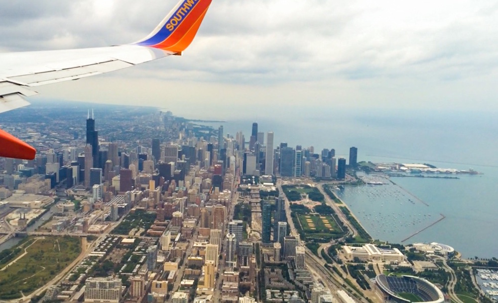 On s'envole pour Chicago